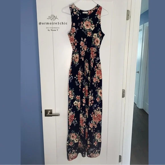3 for $15! | Women’s Tall M | REB & J. | Sleeveless Maxi Dress | floral - Picture 13 of 13